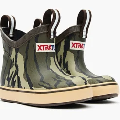 Kids' Mossy Oak® Bottomland Ankle Deck Boot|XTRATUF Best